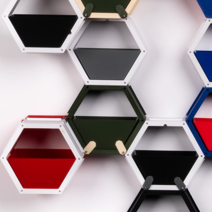  Modern hexagonal shelf, Modular storage unit, Geometric wall décor, Contemporary home organizer, red and gray shelving, Creative bookshelf design, Stylish home storage solution, Unique hexagon display, Decorative storage cubes, Minimalist furniture ideas, Customizable shelving system, Trendy home decor accessories, Space-saving shelf design, Modern interior design furniture, Eye-catching geometric shelves, Storage 