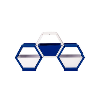 Modern hexagonal shelf, Modular storage unit, Geometric wall décor, Contemporary home organizer, red and gray shelving, Creative bookshelf design, Stylish home storage solution, Unique hexagon display, Decorative storage cubes, Minimalist furniture ideas, Customizable shelving system, Trendy home decor accessories, Space-saving shelf design, Modern interior design furniture, Eye-catching geometric shelves, Storage. 