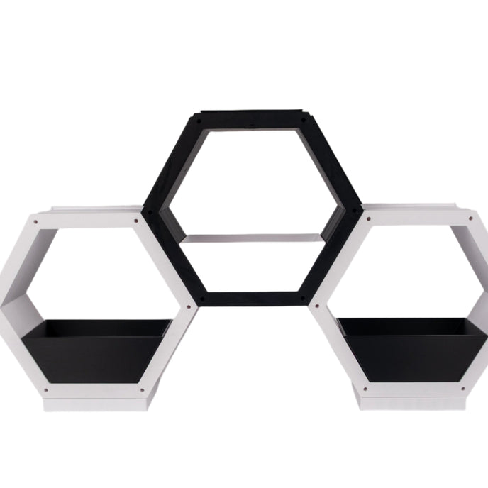 Modern hexagonal shelf, Modular storage unit, Geometric wall décor, Contemporary home organizer, red and gray shelving, Creative bookshelf design, Stylish home storage solution, Unique hexagon display, Decorative storage cubes, Minimalist furniture ideas, Customizable shelving system, Trendy home decor accessories, Space-saving shelf design, Modern interior design furniture, Eye-catching geometric shelves, Storage 