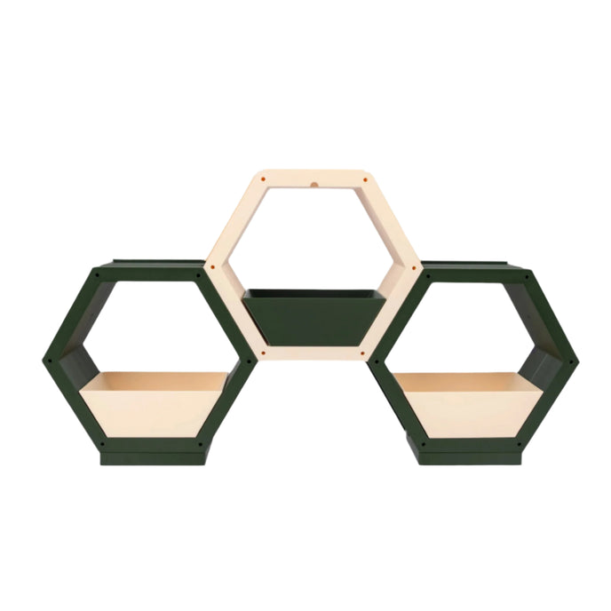 Modern hexagonal shelf, Modular storage unit, Geometric wall décor, Contemporary home organizer, red and gray shelving, Creative bookshelf design, Stylish home storage solution, Unique hexagon display, Decorative storage cubes, Minimalist furniture ideas, Customizable shelving system, Trendy home decor accessories, Space-saving shelf design, Modern interior design furniture, Eye-catching geometric shelves, Storage 