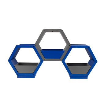 Modern hexagonal shelf, Modular storage unit, Geometric wall décor, Contemporary home organizer, red and gray shelving, Creative bookshelf design, Stylish home storage solution, Unique hexagon display, Decorative storage cubes, Minimalist furniture ideas, Customizable shelving system, Trendy home decor accessories, Space-saving shelf design, Modern interior design furniture, Eye-catching geometric shelves, Storage 