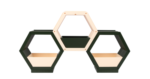 Hex-Select Kit-Forest Green & Cream